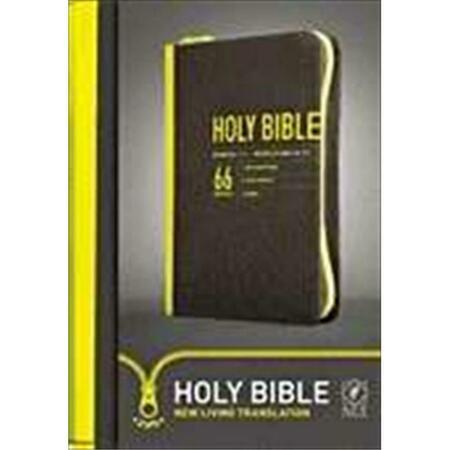 TYNDALE HOUSE PUBLISHERS Nlt2 Zips Bible Canvas Cover With Yellow Zipper 108145